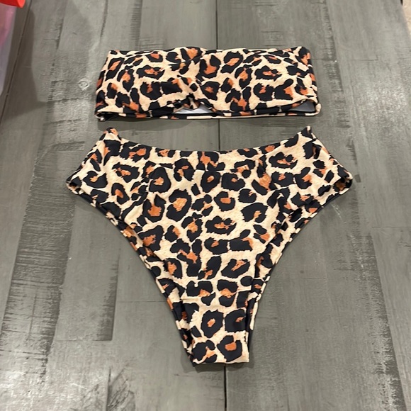 Amazon Other - Leopard Bandeau Bikini